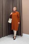Mia Triko Tunik - Kiremit