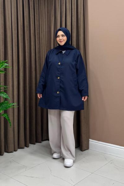 Misty Trençkot - Lacivert