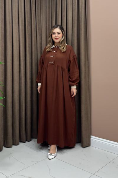 Nadia Elbise - Kahverengi