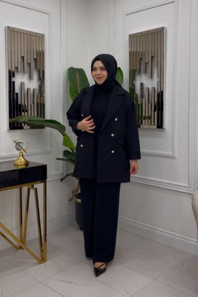 Oversize Ceket - Siyah