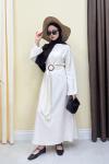 Pinterest Keten Elbise - Taş