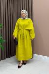 Pinterest Lisa Elbise - Yağ Yeşili