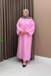 Pinterest Lisa Elbise - Pembe