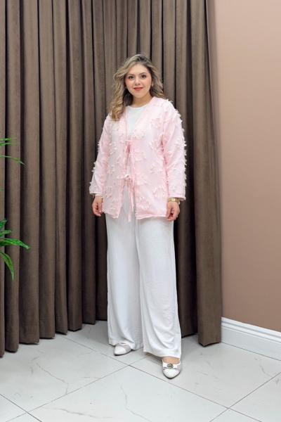 Shaggy Kimono - Pembe