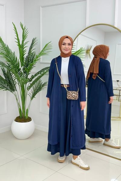 Viola Aerobin Hırka - Lacivert